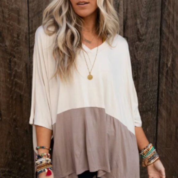 Three Bird Nest Tops - Sunset Tee Small NWT